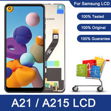 Pantalla LCD de 6,5 pulgadas para móvil, montaje de digitalizador táctil con marco, para Samsung Galaxy A21, A215, SM-A215U 2024 - compra barato