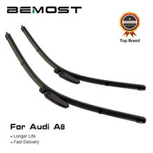 BEMOST Car Front Window Windshield Wiper Blades Natural Rubber For Audi A8 D2/D3/D4 1994 To 2017  U Hook/Slider/Push Button 2024 - buy cheap
