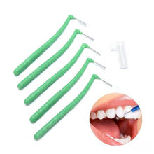 5/8 pces limpeza escovas dentárias cuidados com os dentes adultos escova interdental limpa entre os dentes dental floss pick push-pull palito 2024 - compre barato