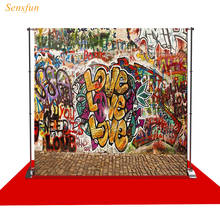 LEVOO фон для фото студия граффити Love в стиле протестного уличного искусства, Молодежные фотобудка для фотосессии студия декора пользовательские снимать опора 2024 - купить недорого