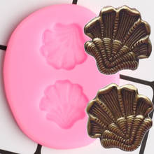 DIY Lovely Shell Silicone Mold Cupcake Topper fondant Cake Decorating Tools Cake Border Candy Clay Chocolate Gumpaste Molds 2024 - buy cheap