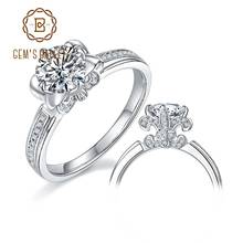 GEM'S BALLET 1.0Ct 6.5mm Moissanite Ring VVS1 Moissanite Diamond 925 Sterling Silver Antique Style Rings Test Passed Jewelry 2024 - buy cheap