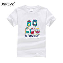 Camisa de desenho animado para meninos, camiseta de 2021 algodão para crianças pequenas e meninas tamanho 6 8 10 12 anos de verão 100% 2024 - compre barato