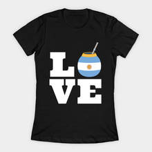Love Yerba Mate Argentina Flag Women's T-Shirt 2024 - buy cheap