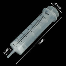 Hot 300ml Plastic Syringe Reusable Large Capacity Measuring Injection Syringe 2024 - buy cheap