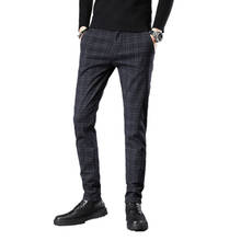 Pantalones clásicos de alta calidad para hombre, pantalón informal, de negocios, talla 38, 4 estaciones, 2019 2024 - compra barato