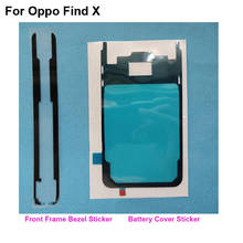 Cinta adhesiva para Oppo Find X 3M, pegamento frontal LCD, marco de soporte, pegatina, cubierta trasera de la batería, para Oppo Findx 2024 - compra barato