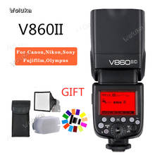 Godox Ving V860II V860II-S/N/C/F/O GN60 E-TTL HSS 1/8000 Li-ion Battery Speedlite Flash for S/N/C/F/O + Gift Kit CD50 T03Y 2024 - buy cheap