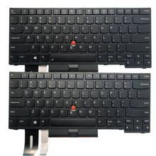 Teclado para ordenador portátil, teclado para Lenovo ThinkPad E480 E485 L480 T480S L380 L490 yoga US 01YP400 01YP440 2024 - compra barato