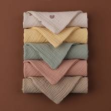 2021 New New Baby Handkerchief Absorbent Gauze Burp Cloth Newborn Face Towel Feeding Bibs 2024 - buy cheap