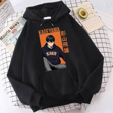 Japanese Cartoon Haikyuu Printing Mens Hoodies Cool Loose Sweatshirts Fashion Fleece Hooded 2021 Autumn Harajuku Male Streetwear 2024 - buy cheap