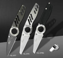 ENLAN folding knife 8Cr13mov blade silver/Gray ,G10 / Stainless handle knives outdoor camping hunting knife slicing fruit knives 2024 - buy cheap