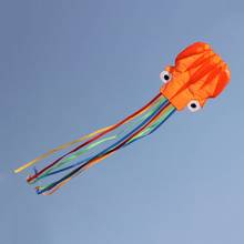 4m 13ft Length Large Soft Funny Cartoon Fish Octopus Kite Foldable Inflatable Kite For Outdoor Sports 2024 - buy cheap