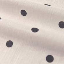 50*150cm Polka Dot Washed Cotton Linen Fabric Shirt Dress Making Clothes Handmade DIY Tablecloth Baby Clothing Fabric 2024 - buy cheap