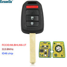 New Remote Key Fob 2+1 Buttons 313.8mhz ID46 Chip for Honda 2013-2015 Honda Accord Crosstour CR-V FCCID:MLBHLIK6-1T 2024 - buy cheap