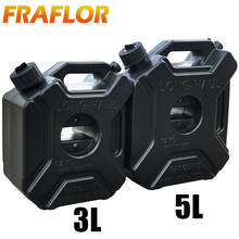 3L 5L Litre Black Fuel Jerry Can Spare Plastic Petrol Tanks Jerrycan Mount Motorcycle Gas Oil Tanks Mount Car Gas Gasoline Can 2024 - buy cheap