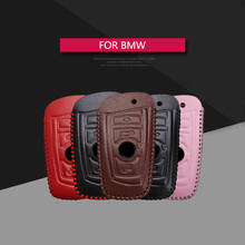 Funda de cuero para llaves de coche, nuevas llaves para BMW 5 GT F07 F10 F20 F30, 1 2 3 4 5 6 7 Series X3 X4 F11 E60 G30 525 520 2024 - compra barato