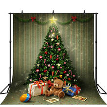 Lyavshi árvore de natal presente caixa decoração interior criança personalizado backdrops fotográficos fotografia estúdio fundos 2024 - compre barato