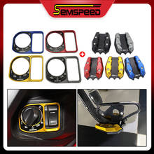 SEMSPEED Motorcycle Switch Electric Door Lock Cover CNC Kickstand Side Stand Pad Kits For Honda ADV 150 adv150 2019 2020 2021 2024 - buy cheap