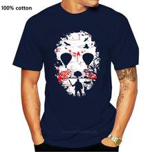 Camiseta historia de Horror americano ajustada para hombre, camisetas de manga corta con cuello redondo 2024 - compra barato