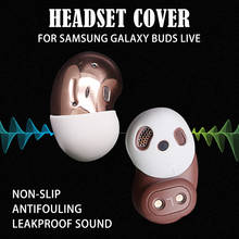 Capa de silicone para fones de ouvido femininos, capa protetora para fones de ouvido bluetooth ao vivo, para samsung galaxy, 1 par 2024 - compre barato