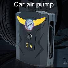 Compresor de aire portátil para coche y motocicleta, Inflador de neumáticos Digital de 12V CC, bomba de aire con luz LED 2024 - compra barato