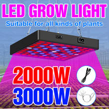 LED Hydroponics Full Spectrum Phyto Grow Light 100V LED Plant Lamp 2000W 3000W LED Bulb Home Tent Grow Box Seeds Veg Fitolampy 2024 - buy cheap