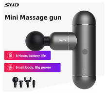 Schneider SND Pocket Mini Massage Gun Muscle Relaxation Massager Neck Fitness Body Shaping Portable Mini Electric Fascia Gun 2024 - buy cheap