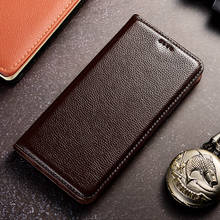 Litchi Pattern Genuine Leather Case For XiaoMi Mi 5x 6x 8 9 9T 10 10T 11 A1 A2 A3 CC9 CC9e SE Lite Pro Luxury Flip Cover 2024 - buy cheap