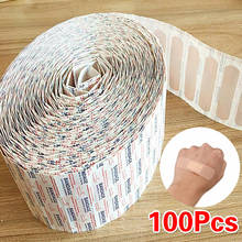 50/100pcs Band-Aids Waterproof Breathable Cushion Adhesive Plaster Wound Hemostasis Sticker Band First Aid Bandage Medical Gauze 2022 - купить недорого
