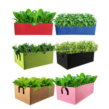 3 Colors Square Handle Garden Planting Bag Seedlings Cultivation Bag Potato Growing Bag Non-woven Vegetable Planting Pocket 2024 - buy cheap