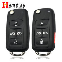 4+1/4 Buttons Remote Key shell For Volkswagan VW Multivan T5 Caravelle Sharan Car Flip Folding Key Case Fob Cover Uncut blade 2024 - buy cheap
