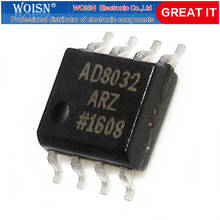 Amplificador operacional sop8, ad8032arz ad8032a ad8032 novo original em estoque, 5 peças 2024 - compre barato