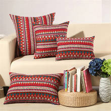 Classic National Style Cushion Cover Cotton Linen Living Room Sofa Decorative Bedroom Throw Pillowcase 2024 - buy cheap