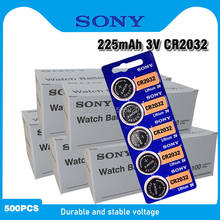 500pcs For SONY 2032 battery cr2032 cr 2032 5004LC KL2032 SB-T15 3v Button Cell Coin Lithium Batteries for Watch Computer Toys 2024 - buy cheap
