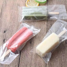 Saco de sorvete transparente, molde de vedação automática para fazer sorvete, descartável, ferramenta de cozinha para verão 2024 - compre barato