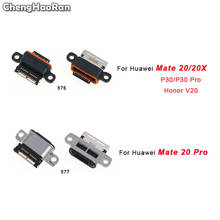 ChengHaoRan-enchufe de carga tipo C, Conector Micro USB, puerto de enchufe para HuaWei Mate 20 20X 20 Pro Honor V20 P30 Pro, 2 uds. 2024 - compra barato