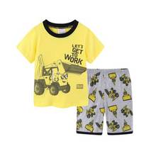 New Design Summer Kids Baby Sleepwears Suits Boys Pajamas Children Pyjamas Girls Cartoon Short Sleeve Nightclothes S96 2024 - buy cheap