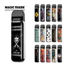 Película de envoltura de Vape Magic Shark Toroto, crayón, Cráneo de cereza, GTA Evil, v-vendetta, pegatina para Smok Novo 2024 - compra barato