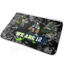 #12 Mat Rug Carpet Anti-Slip Floor Mats Bedroom We Are 12 Seahawks Seattle Tyler Lockett Bobby Wagner Chris Carson Goat Mvp 2024 - buy cheap