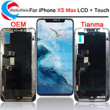 Tela lcd para iphone xs max testada, 6.5 polegadas, com touch screen, digitalizador, montagem + ferramentas de substituição para iphone xs max 2024 - compre barato