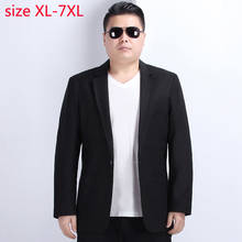 Novo terno de linho de algodão de primavera outono blazer super grande com botões estilo casual masculino plus size 2024 - compre barato