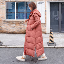 Brieuces Winter Women Jacket X-long Hooded Cotton Padded Female Coat High Quality Warm Outwear Womens Parka Manteau Femme Hiver 2024 - buy cheap