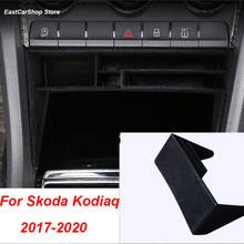 Caja de almacenamiento multifunción para Control Central de coche, accesorios de rejilla múltiple para Skoda kodifq 2021, 2020, 2019, 2018, 2017 2024 - compra barato