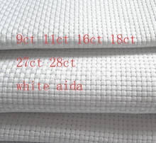 Ткань для вышивки крестиком, 9TH, 25x25 см, 14ct, 16ct, 18ct, 28ct, 27ct 2024 - купить недорого