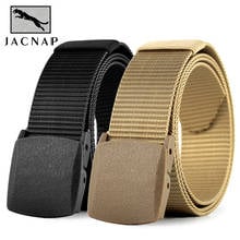 JACNAIP Military Tactical Mens Belt Black Outdoor Training Combat Nylon ArmySurvival Belts for Men 125cm ремень мужской 2024 - buy cheap