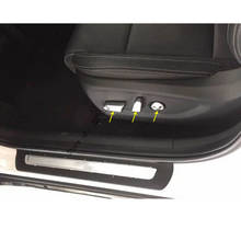 For Kia Sportage KX5 2016 2017 2018 Car Stick Detector ABS Chrome Seat Adjustment Knob Button Switch Trim 5pcs 2024 - buy cheap