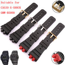 Watch accessories are suitable for Casio G-SHOCK resin strap GMW-B5000-1 D-1 GD-9 men's soft sports waterproof silicone strap 2024 - buy cheap