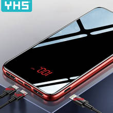 30000 мАч Внешний аккумулятор повербанк 2 USB LED портативное зарядное устройство для мобильного телефона Xiaomi MI iphone 8 Samsung 2024 - купить недорого