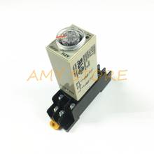 H3Y-2 AC220V Power ON Delay DPDT Timer Time Relay 0-60 Minute with Socket PYF08A Base 2024 - buy cheap